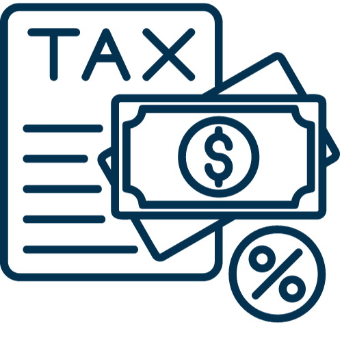Tax preparation service icon